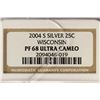 Image 3 : 2004-S WISCONSIN SILVER QUARTER NGC PF68 ULTRA CAM