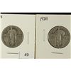 Image 1 : 1928 & 1929 STANDING LIBERTY QUARTERS
