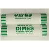 Image 1 : 2-$5 ROLLS OF 2009-D ROOSEVELT DIMES BRILLIANT UNC