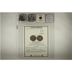 335-337 A.D. DELMATIUS ANCIENT COIN (FINE)