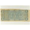 Image 2 : 1864 CONFEDERATE STATES OF AMERICA $5