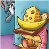 Image 2 : "Tom and Jerry, Hidin the Cheese" Numbered Limited Edition Giclee with Certifica