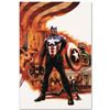 Image 1 : Marvel Comics "Captain America #41" Numbered Limited Edition Giclee on Canvas by