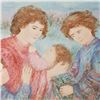 Image 2 : "Early Spring" Limited Edition Serigraph by Edna Hibel (1917-2014), Numbered and