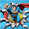 Image 2 : "Superman Fist Forward" Numbered Limited Edition Giclee from DC Comics with Cert