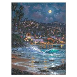 Robert Finale, "Starry Night Laguna" Hand Signed, Artist Embellished Limited Edi