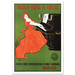 RE Society, "Piano Ortiz and Cuzzo" Hand Pulled Lithograph, Image Originally by