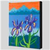 Image 2 : "Iris Lake" Limited Edition Giclee on Canvas by Larissa Holt, Numbered and Signe