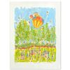 Image 1 : "Happy Days" Limited Edition Serigraph by Susan Pear Meisel, Numbered and Hand S