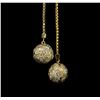 Image 3 : 4.88 ctw Diamond Necklace - 14KT Yellow and White Gold