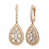 Image 1 : 18k Rose Gold 2.29CTW Diamond Earrings, (VS/G)