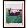 Harold James Cleworth Ferrari Red Limited Edition Lithograph