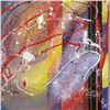 Image 2 : George Marlowe, "Verticals" Hand Signed Original Acrylic Painting on Canvas with