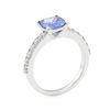 Image 4 : 2.35 ctw Sapphire and Diamond Ring - 14KT White Gold