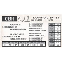 CL 1 DOMINO 013H 1ET