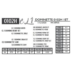 DOMINETTE 0102H 1ET