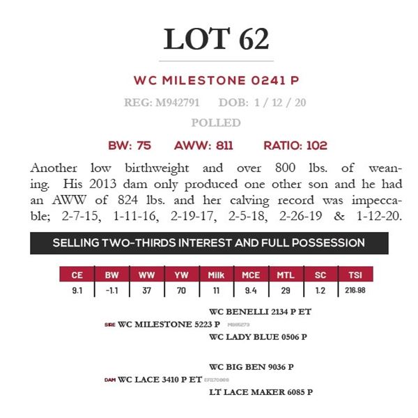 WC MILESTONE 0241 P