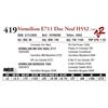 Image 1 : VERMILION E711 DOC NEAL H552