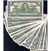 Image 1 : 1937 One Dollar, sixteen notes F to VF