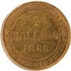 Image 2 : Newfoundland Two 1888 Obv 3, PCGS AU-55