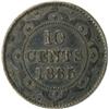 Image 2 : Newfoundland 10 Cents 1885, VF Cleaned