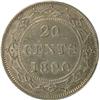 Image 2 : Newfoundland 20 Cents 1890 EF Cleaned