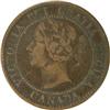 Image 1 : Canada Large Cent 1859 Wide 9 Over 8 VF