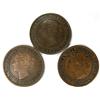 Image 1 : Canada Large Cent 1859 W9/8, 3 pieces