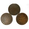 Image 2 : Canada Large Cent 1859 W9/8, 3 pieces