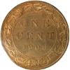Image 2 : Canada Large Cent 1908 ICCS SP-64 Red