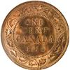 Image 2 : Canada Large Cent 1914 ICCS MS-65 Red