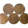 Image 1 : Canada Cent 1920 X2 1921 1926 1933, AU