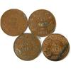 Image 2 : Canada Cent 1922 1923 1925 1926, VF-EF
