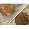 Image 1 : Canada Cent 1939 & 1940, ICCS MS-65 Red