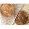 Image 1 : Canada Cent 1939 & 1940, ICCS MS-65 Red