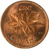 Image 2 : Canada Cent 1944 ICCS MS-64 Red