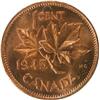 Image 2 : Canada Cent 1945 ICCS MS-64 Red; Lacq