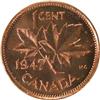 Image 2 : Canada Cent 1947 ICCS MS-65 Red