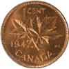 Image 2 : 1947 Maple Leaf Blunt 7 ICCS MS-65 Red