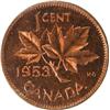 Image 2 : Canada Cent 1953 SF, ICCS PL-65 Cameo