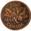 Image 2 : Canada Cent 1955 SF, PCGS PL-67 Red