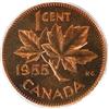 Image 2 : Canada Cent 1955 SF, PCGS PL-66 Red