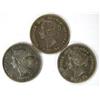 Image 1 : 1871, 1886 Large 6 and 1899, all VF-EF