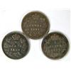 Image 2 : 1871, 1886 Large 6 and 1899, all VF-EF