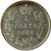 Image 2 : Canada Five Cents 1885 5 Over 5, F-VF