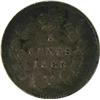 Image 2 : Canada Five Cents 1885 Large 5, EF