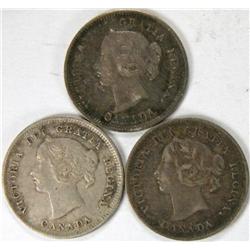 1886 Small 6 1887 1889 all VF or better