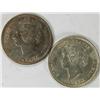Image 1 : Five Cents 1888 and 1893, both EF-AU