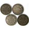 Image 2 : 1892 Obv 2, 1894, 1898, 1901, all F-VF
