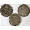 Image 2 : 1909 RL, 1909 PL & 1910 RL, all VF-EF